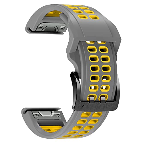 Bracelet silicone de rechange pour montre Garmin Fenix 22mm agate