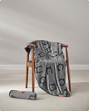 Feandrea Hundedecke, Katzendecke waschbar, 3er Set Haustier-Decke, M, 102 x 73 cm, für Mini- und kleine Hunde, Flanell, Schutzdecke für Sofa, schiefergrau PPB013G01