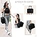 Make up Koffer Kosmetikkoffer Make up Tasche Groß Kosmetiktasche Schminktasche Schminkkoffer Make up Organizer Make up Bag Beauty Case Friseurtasche,Schwarz