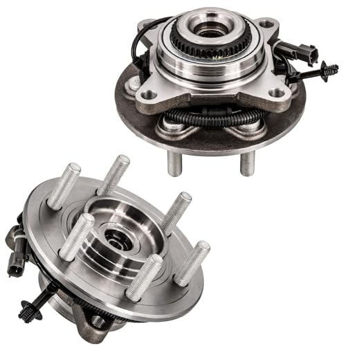 Image of Detroit Axle - 4WD Front Wheel Bearing Hubs for 2018-2020 Ford F-150, | 2018-2021 Expedition Lincoln Navigator, Wheel Bearing and Hubs Assembly Replacement