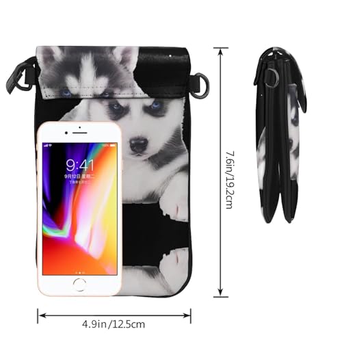 Sac à rabat en microfibre PU étanche et résistant pour smartphone - 4