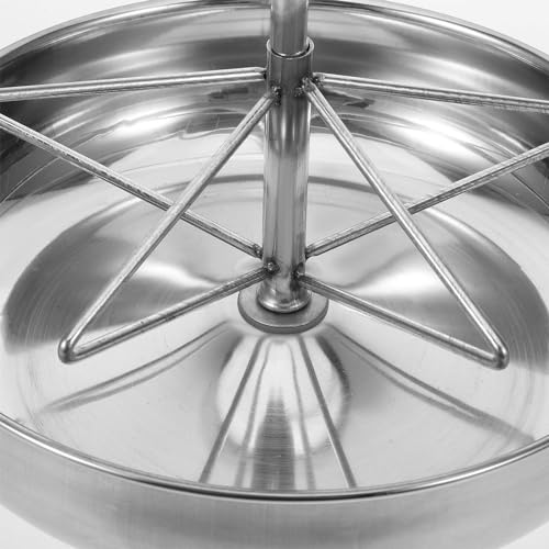 SUPVOX Alimentador De Calha De Metal Recipiente De Alimentação De Porco Para Gado Cabra Ovelha Pato