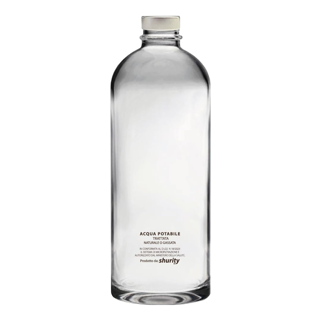 Shurity Bottiglie Personalizzate Trasparente 75cl Puffy (10PZ. Acqua Gassata)