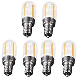 Mobestech 6 Stücke Energiesparlampe Licht Mikrowelle V Maschinenbereich Dekorative Kühlschrank Gefrierschrank für Weiße Wolframröhre Mini Ofen Led Nähen Versorgungweiße Birne Ersatz Herd