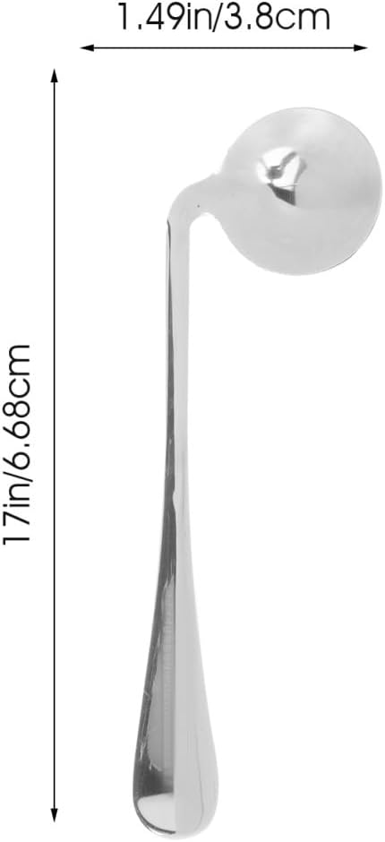 Hemoton 2pcs Portable Adaptive Utensils for Elderly - Spoons Compact Self-Feeding Tableware for Seniors Hand