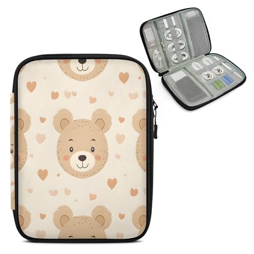 Adornori Bear Travel Cord Organizer Case