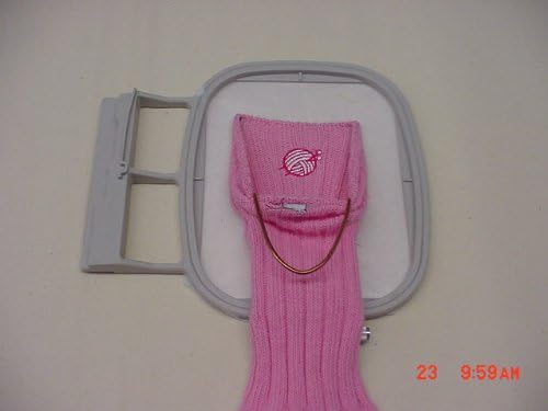 2 Sock Easy Embroidery Machine Hooping Aid / Hoops Set of 2 = Adults and Kids