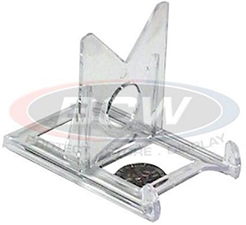 Box of 20 BCW 2-Piece Card Display Stands for Top Loaders, Magnetics, or Screwdowns