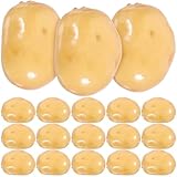 PAMINGONO 20 Unidades de Modelos Vegetales Realistas de Patata de Espuma Ligera Accesorios de Patata de Cocina para Decoración de Hogar Supermercados y Uso Didáctico