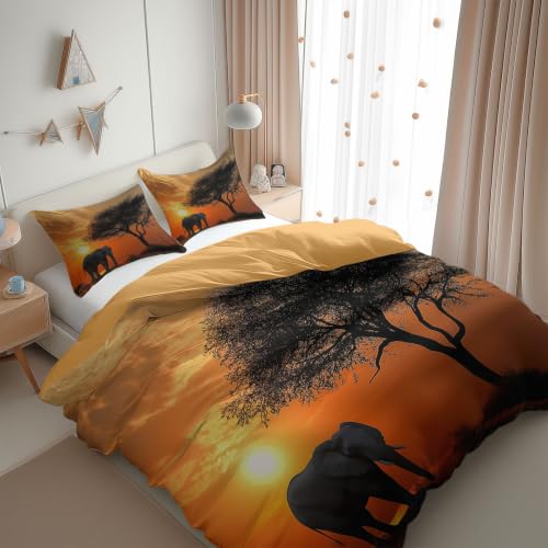 Housse de couette 220x240 en microfibre brossée douce impression 3D