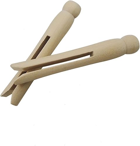 Miniatura 8 de Didiseaon Clips de fotos de madera de 4.3 in de largo para mensajes de notas postales para bricolaje dic