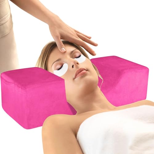 Sperimenta il comfort: questo cuscino per estensione per ciglia è costituito da foam, che garantisce molto comfort sul letto di bellezza. La copertina fatta di flanello di cotone elastico con un feedback elevato è la pelle e traspirante, in modo da poter estendere facilmente le ciglia.