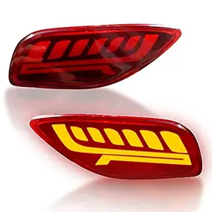 Buy N Bliss LED Car Tail Light Bumper Rear Fog Lamp Brake Reflector Light for Rear/Back Matrix Compatible with Kia Seltos 2019 Onwards - Set of 2 Left and Right