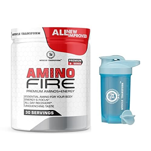 Instantized BCAA Power Punch 2:1:1 Workout Energy Drink | Pre/Post Workout Supplement | Recovery | Muscle Protein Synthesis,BCAA with L-Glutamine [30 Serv, Watermelon] Free Gym Shaker-image-35