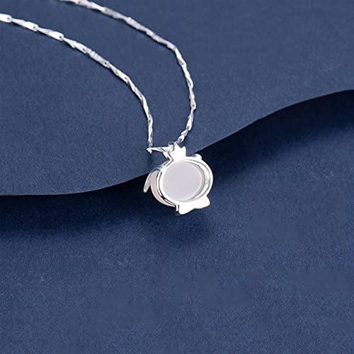 Chaîne de clavicule cochon anti-allergie argent 999 pur - 5
