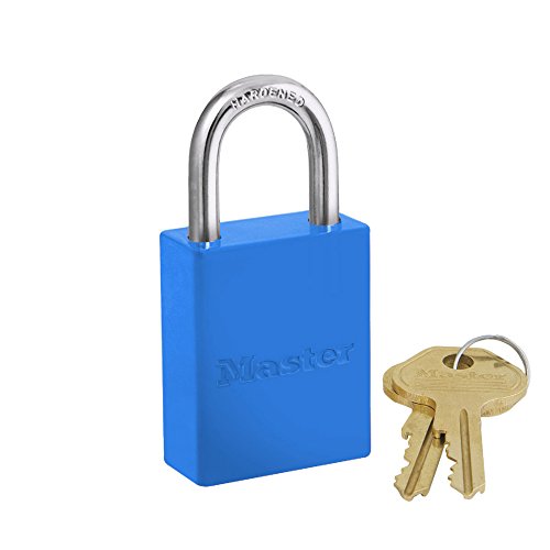 Image of Lockout Padlock, KA, Blue, 1-15 /16 inchH