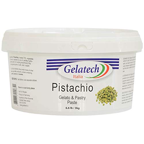 Pistachio Gelato and Pastry Paste - 1 tub - 6.6 lbs