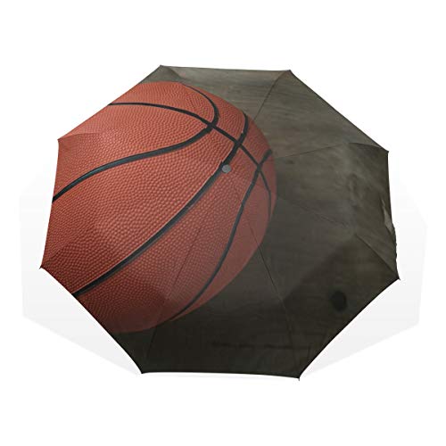 Preisvergleich Produktbild XiangHeFu Umbrella Sport Basketball Game 3 Falten leichte Anti-UV