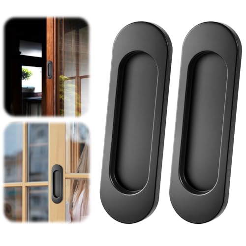 Vin Beauty Ovale Türgriffe Schwarz 2 Stück