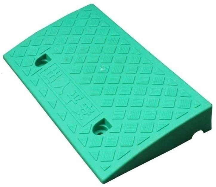 Rampe pour fauteuil roulant et poussette en plastique résistant pour trottoir et seuil