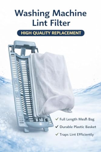 Image of Sanavya Washing Machine Filter | Lint Filter /Dust Filter /Waste Collector /Drain Jali for Semi & Fully Automatic Washing Machines (Compatible for lg. semi Frame with Filter)
