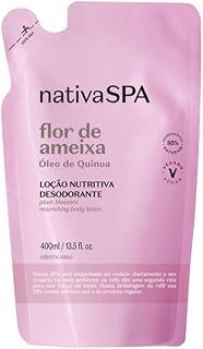 O BOTICARIO NATIVA SPA FLOR DE AMEIXA HIDRATANTE REFIL 400ml
