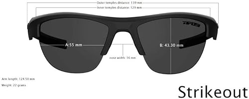 Miniatura 4 de Strikeout - Lentes de sol deportivos y de béisbol, para jóvenes, hombres, mujeres, ideales para béisbol, golf, senderismo, correr y estilo de vida