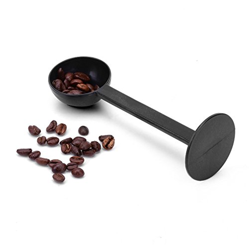 Lautechco 10g Espresso Coffee Measuring Spoon Plastic Coffee Scoop for Ground Coffee Tea Salt with Pressed Bottom 5.9x1.9inch