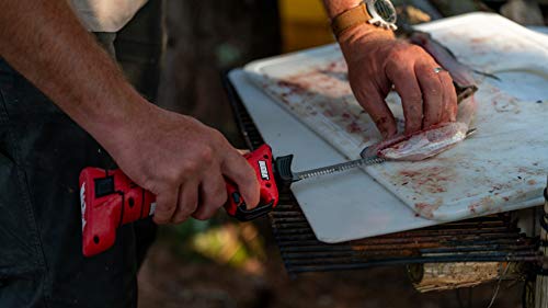 Bubba Li-Ion Cordless Electric Fillet Knife With Non-Slip Grip Handle, 4 Ti-Nitride S.s. Coated Non-Stick Reciprocating Blades, Charger And Case For Fishing #TOP7