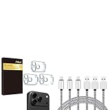 Ailun 3 Pack Camera Lens Protector for iPhone 17 Pro Max [6.9 inch] and Phone Holder/Vertical and USB Type C Cable 10ft 3Pack