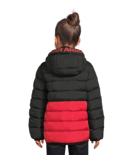 Image of Under Armour Boys' Pronto Hooded Puffer Jacket, Lightweight & Water Repellent