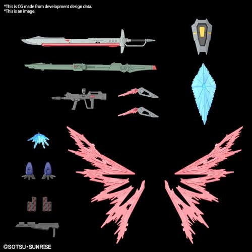 BANDAI Hobby KIT HG Gundam Seed Freedom 1/144 Destiny Gundam Spec Ⅱ & Zeus Silhouette