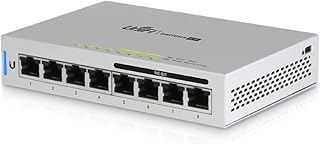 Ubiquiti Networks US-8-60W UniFi 8-Port Gigabit PoE Compliant Managed Switch