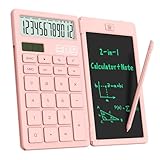 Portabilité et ergonomie optimales : Grâce à son design pliable, elle est compacte et légère. Véritable calculatrice de poche, elle se glisse facilement dans une poche ou un sac, et se pose facilement sur un bureau. Elle est équipée de grandes touches en plastique bien espacées, facilitant la saisie et réduisant les pressions accidentelles. La touche d'effacement du tableau d'écriture est située sur le dessus, ce qui simplifie son utilisation et simplifie son utilisation.