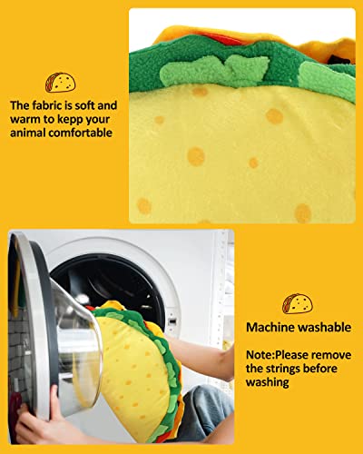 Percozzi-Taco-Hamster-Hammock-Hideout-Tunnel-House-Hedgehogs-Guinea-Pigs-Ferrets-Chinchilla-Small-Animal-Habitat