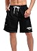 Adoretex Mens Lifegaurd Boardshorts Swimsuit (MG001) - Black - X-Large
