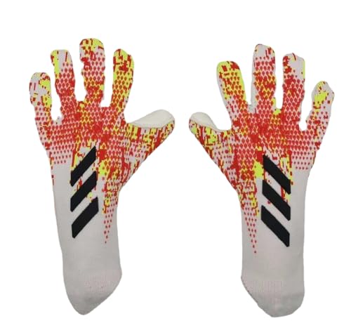 PLbSE Guanti da portiere da calcio, da allenamento, con presa forte, antiscivolo e traspiranti, per adulti e bambini (multicolore, 7)