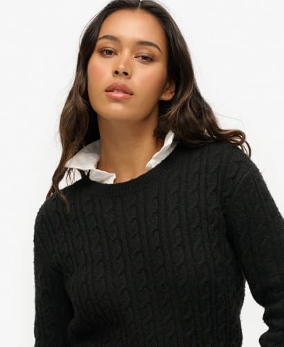 Pull Superdry Pull Fitted Cable EU - vue 5