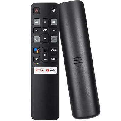 New Universal TV Remote RC802V FNR1 Fit for TCL Android 4K Smart TV [NO Voice Function]
