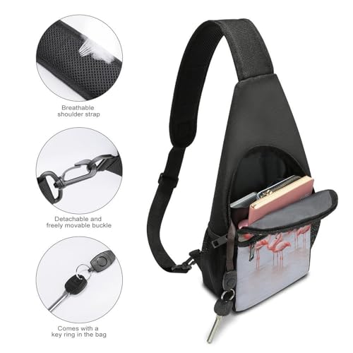 Bolso Pecho Casual para Viaje y Senderismo Unisex miniatura 4