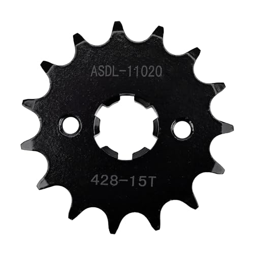Pignon avant 15T 428 moto DT125 ABC AG200 1FE XT200 47J acier