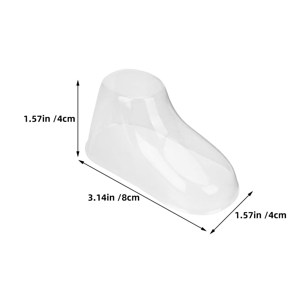 Transparente Pvc Babyfußmodelle 160 Stück Leichte und Tragbare Säuglingsfuß Mannequins Geeignet für Babysocken und Babystiefel für Babybekleidungsgeschäfte