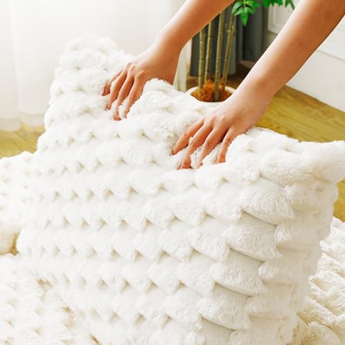 Image of KEIKI 96 inch L-Shape Modular Boneless Couch with Chaise for Modern Home Small Space, Sectional Sofa Deep Seat Oversized Loveseat Convertible Sofa Bed for Apartment Furniture Lounge Relaxing Corner, White