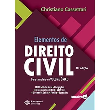 Capa do livro Elementos de Direito Civil - 10ª edição 2022