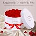 Imagen de 27 Rosas Eternas Rojas en Caja de Rosas