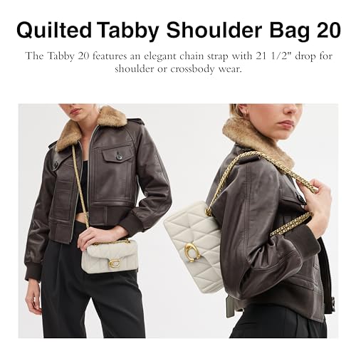 Image of COACH Women's Quilted Leather Tabby 20 Shoulder Bag