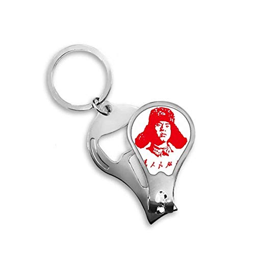Coupe-ongles Chine rouge Lei Feng pratique pour une manucure rapide à la maison ou en voyage