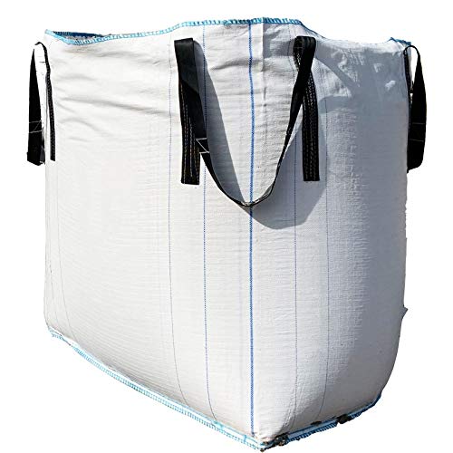 Wiederverwendbarer Big Bag 1m³| Extra starke Schlaufen| komplette Bodenöffnung | 90x90x110cm