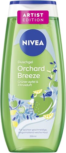 Gel de ducha con vitamina C y E NIVEA Orchard Breeze Artist Edition 250ml