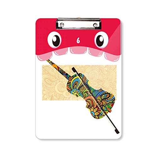 Porte-bloc pour affiche de musique de violon A4 pour pupitre et cours de conservatoire